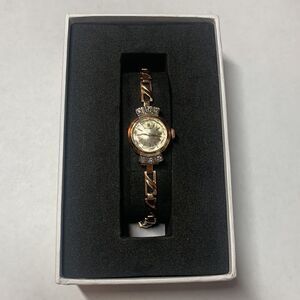 Nairi Russian Rare Vintage Gold, Diamond, and Mother Of Pearl Face Watch